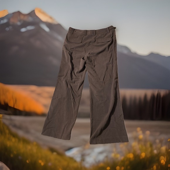 Eddie Bauer Stretch‎ Pants Womens 14 Wide Leg 4% Spandex - Picture 2 of 8